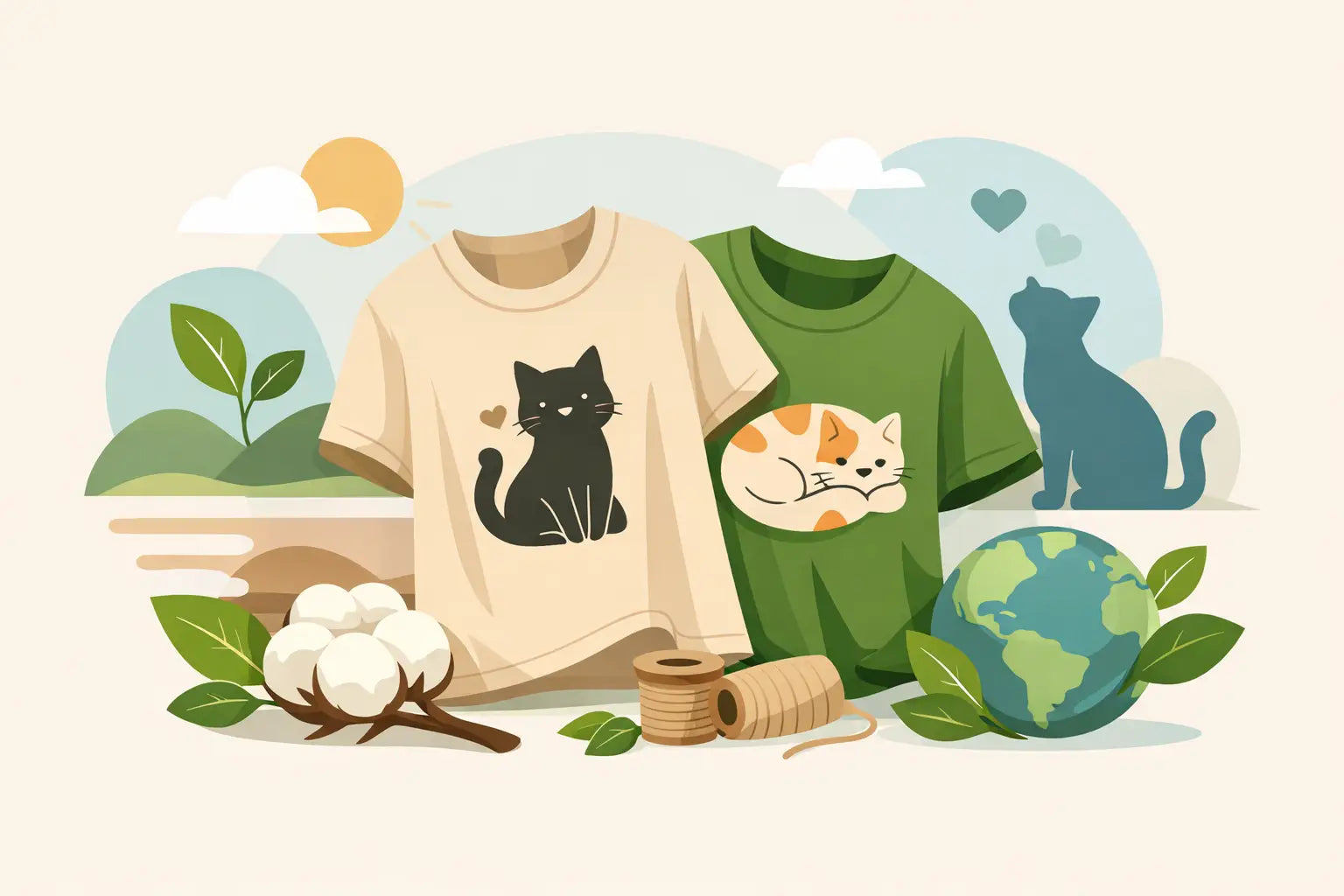 Why Choose  Our Organic Cat Lover T Shirts
