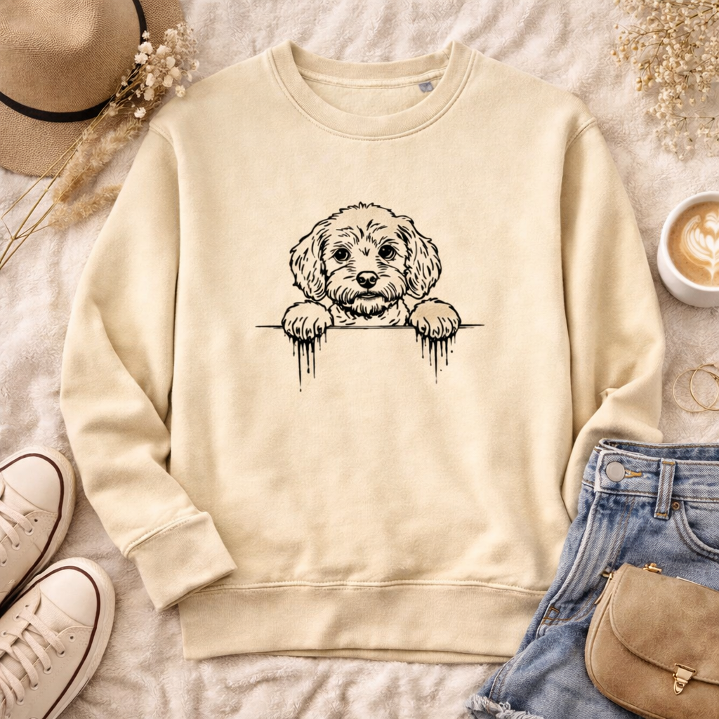 Women's Organic Cotton "Cockapoo" Sweatshirt