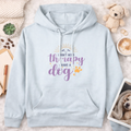 Women's Organic Cotton "I don't need therapy I have a dog" Hoodie