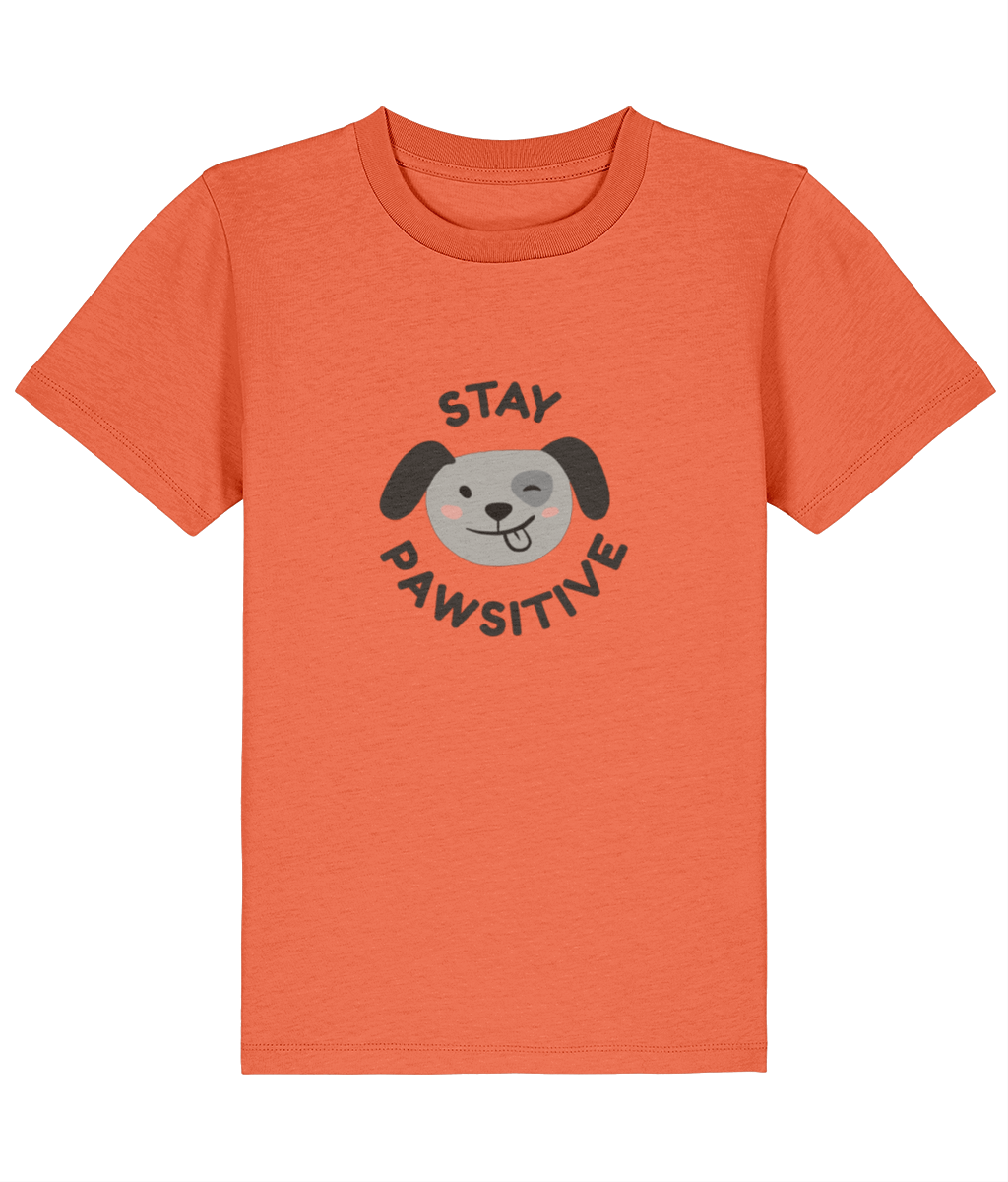 Kids orange animal print t-shirt